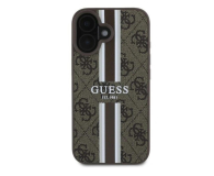 Guess 4G Printed Stripes do iPhone 16 brązowy - 1279112 - zdjęcie 3